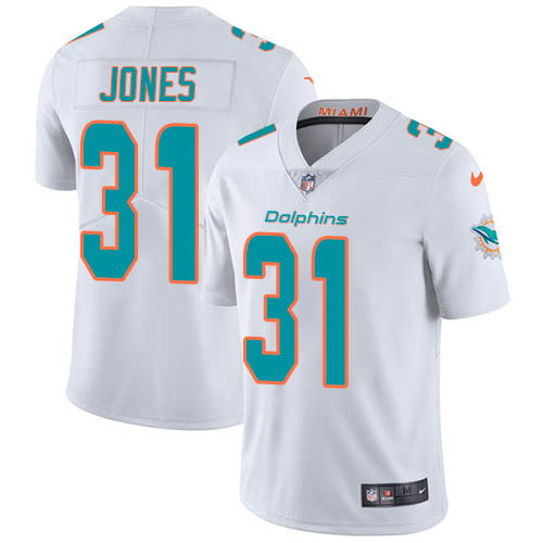 Nike Miami Dolphins #31 Byron Jones White Youth Stitched NFL Vapor Untouchable Limited Jersey->youth nfl jersey->Youth Jersey